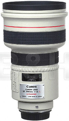 image of Canon EF 200mm f/1.8L IS