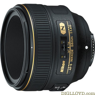 image of Nikon AF-S 58mm f/1.4G