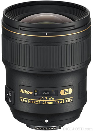 image of Nikon AF-S 28mm f/1.4E ED