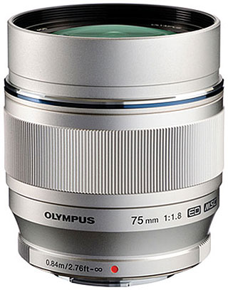 image of Olympus M.Zuiko 75mm f/1.8 ED
