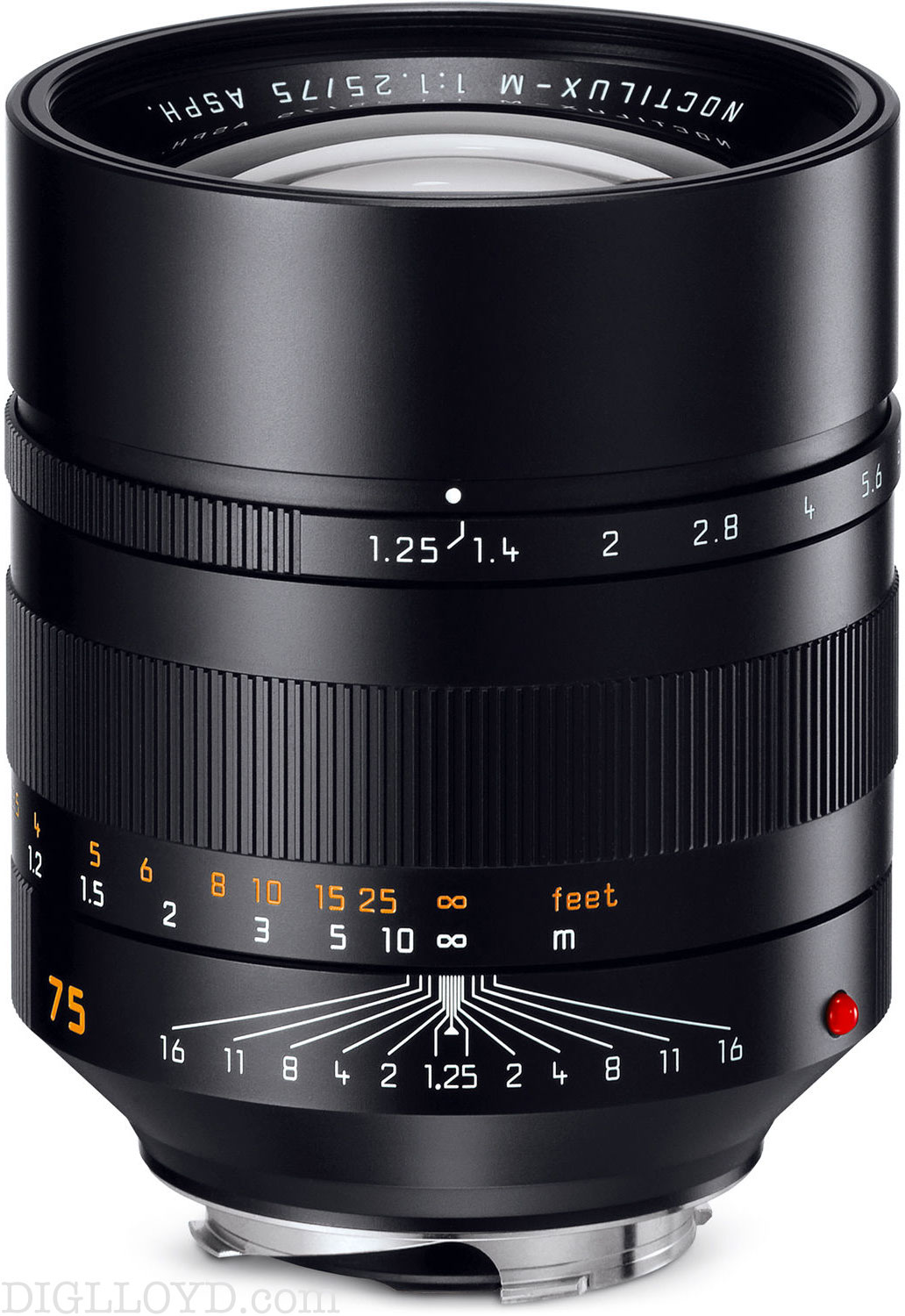image of Leica 75mm f/1.25 Noctilux-M ASPH